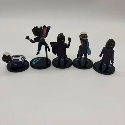 5pcs The Dark Knight Joker PVC Figure Set 6-10cm Collectible Models