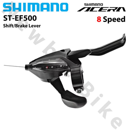 Shimano Brake Shifter Lever Set 3x7 3x8 Speed with Gear Display Compatible with Shimano ST-EF500