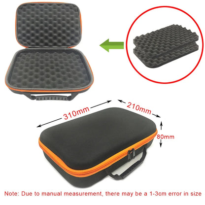 DIY Foam Hard Carry Case Storage Box Travel Zipper Bag Tool Accessories Camera