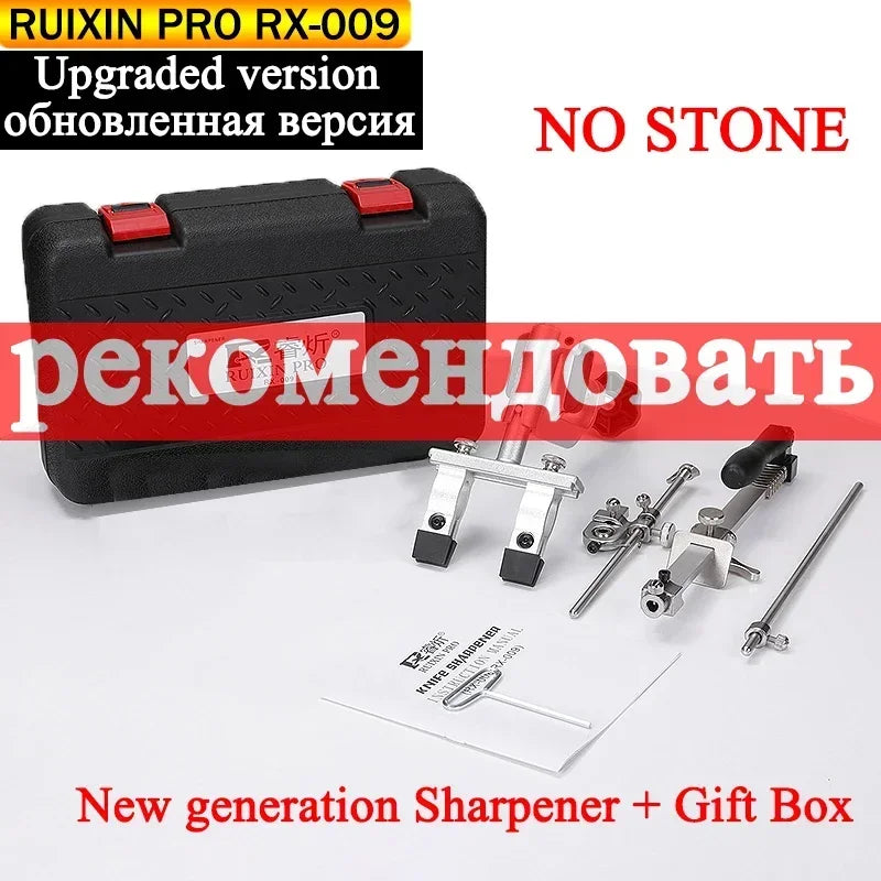 2023 New Upgraded Version Ruixin Pro RX009 Aluminium Alloy Knife Sharpener System 360 Degree Flip Constant Angle Grinding Tools-EXPROTAS