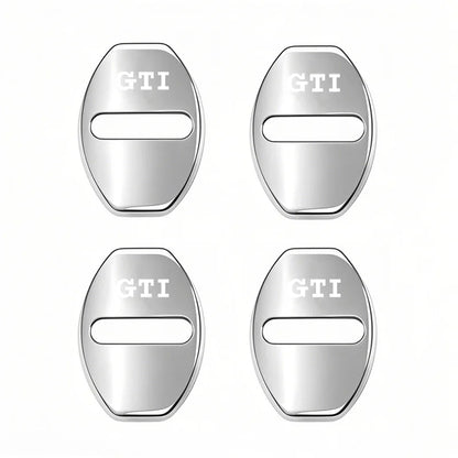 4Pcs Car Door Lock Cover Protective Buckle Sticker for VW Golf MK6
