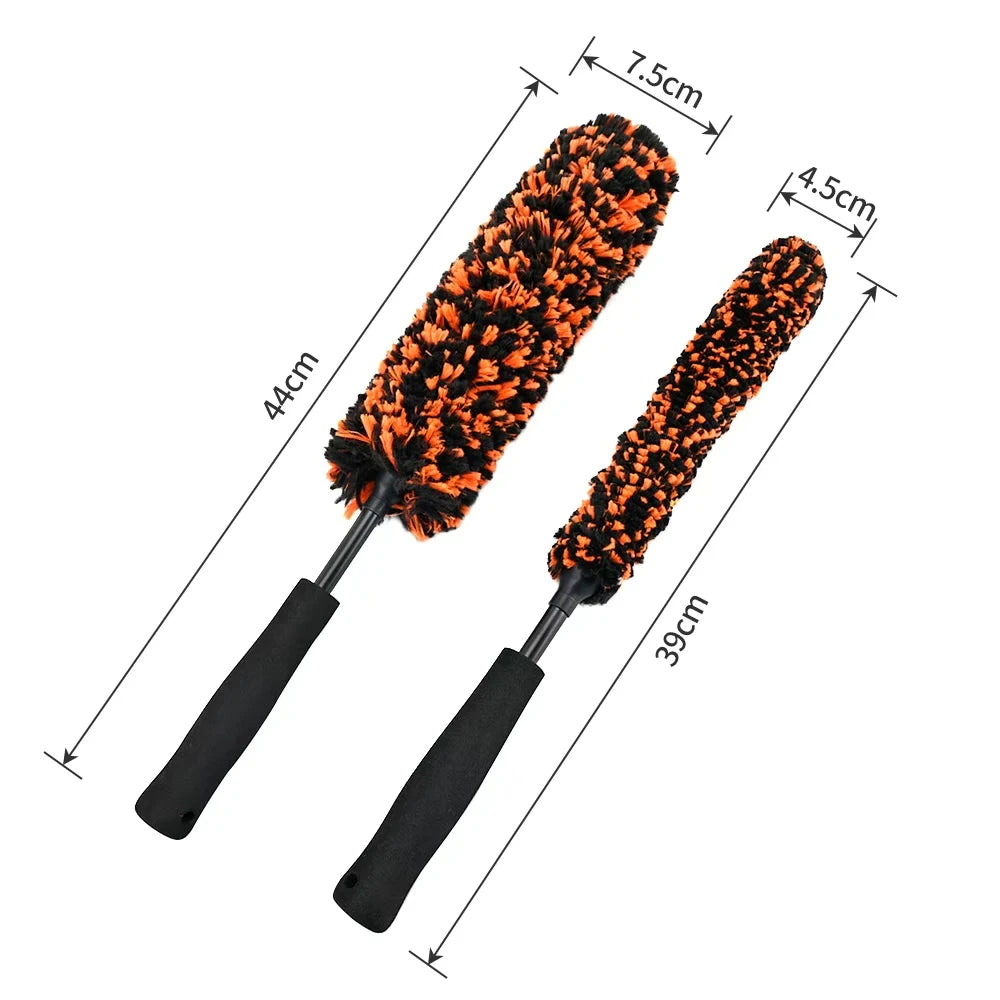Car Wheel Cleaning Brush Microfiber Soft Rim Cleaner Tire Washing Tool