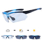 Photochromic Cycling Sunglasses TR90 Auto Lens MTB Road Bike Sports Eyewear