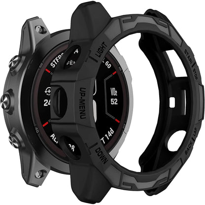 Protective Cover Case for Garmin Fenix 7X Pro 51mm Epix 47mm TPU Frame