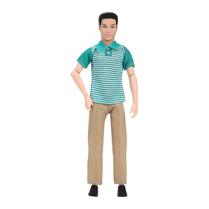 30cm Fashion Ken Doll 1/6 Movable Joints Clothes Suit Dress-Up Toy