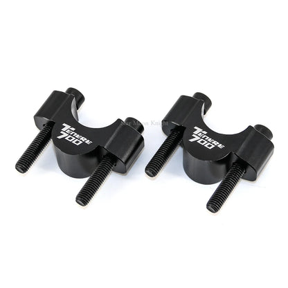 For Yamaha Tenere 700 CNC Handlebar Riser Top Clamp Cover 2019+