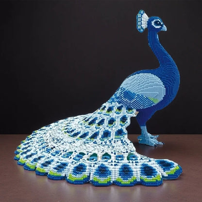 Blue Peacock Building Blocks 5684Pcs DIY Gifts for Christmas & Parties