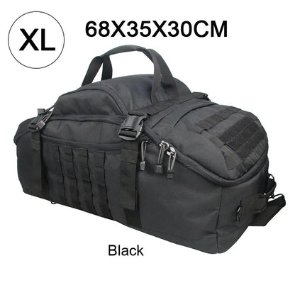 Gym Duffel Bag 80L Tactical Backpack Unisex Camping Hiking Rucksack