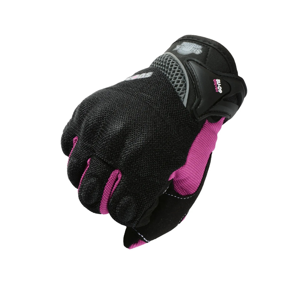 Women Motorcycle Gloves Summer Breathable Racing Touch Function Pink Purple