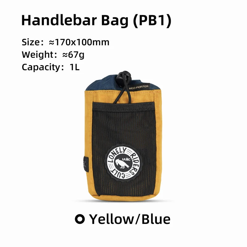 Insulated Handlebar Stem Bag C-HOLD Water Bottle Pouch Bikepacking Touring