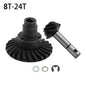 Steel Helical Bevel Axle Gear 8T 24T/27T/30T/33T for 1/10 RC Crawler SCX10 II III Capra - EXPROTAS