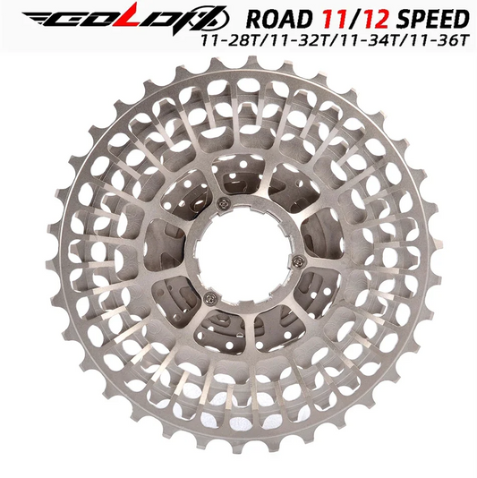 GOLDIX Road Bike Cassette | 11/12 Speed CNC 11–52T Flywheel for SHIMANO HG