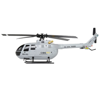 C186 Pro B105 2.4G RTF RC Helicopter, 4 Propellers, 6-Axis Gyro, Remote Control-EXPROTAS