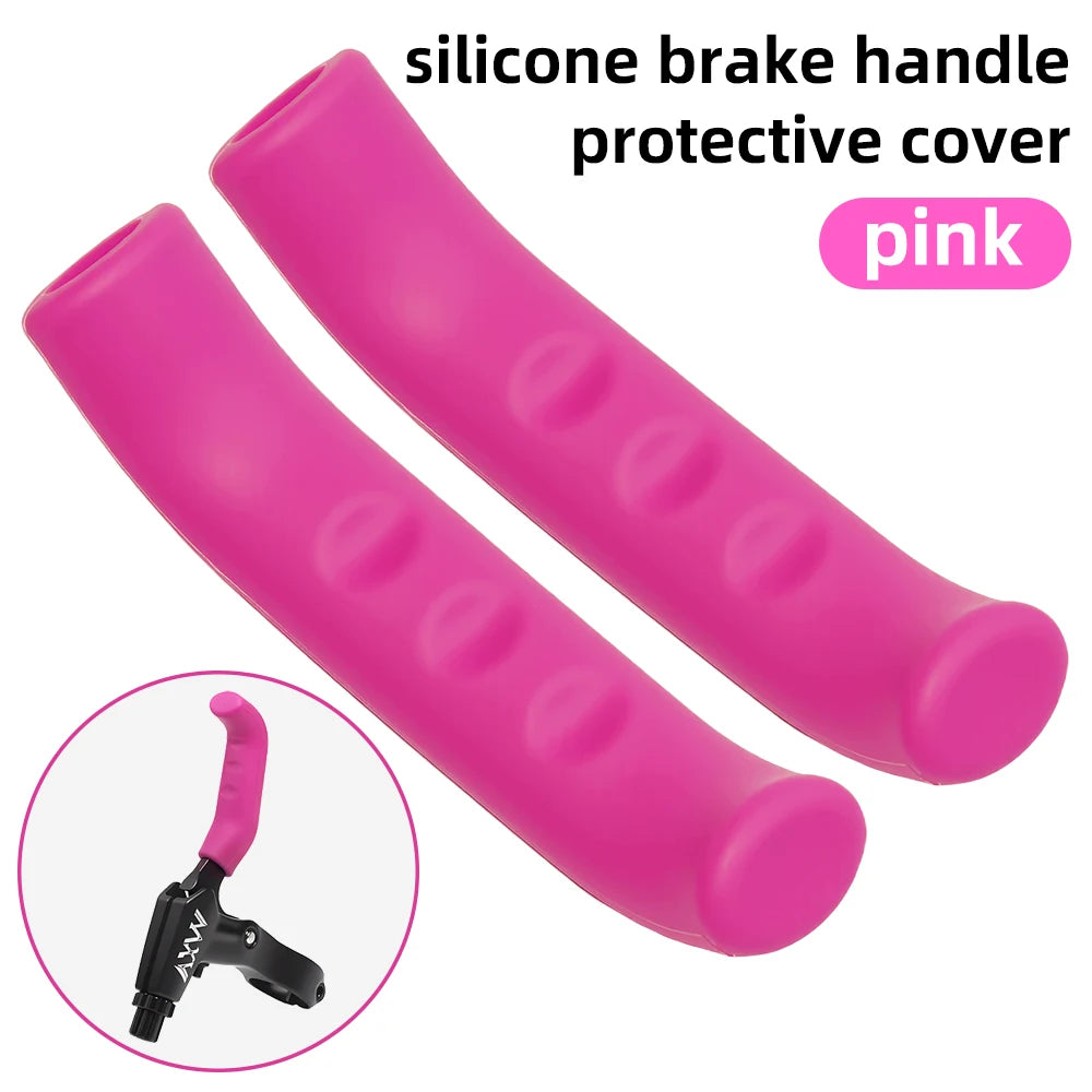2Pcs Brake Handle Cover Grips Silicone Mountain Bike Handlebar Accessories