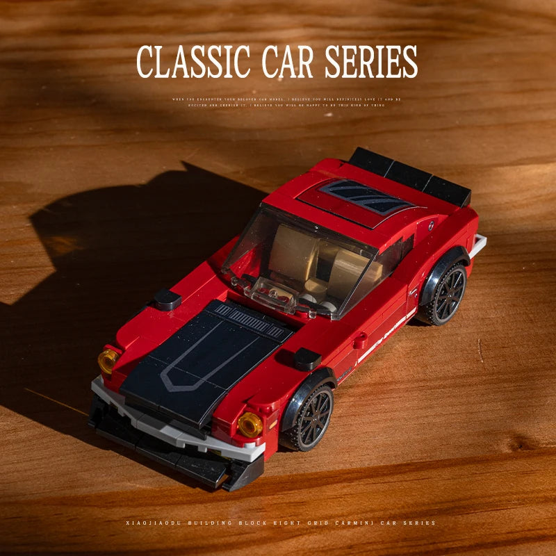 310pcs JDM Racing Car Building Blocks Classic Sports Vehicle STEM Model Toy Gift