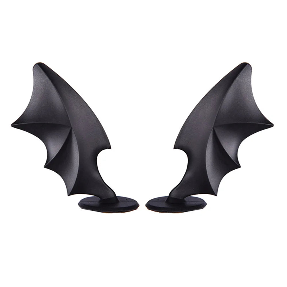 2PCS Motorcycle Helmet Horn Decoration Adhesive Suction Cup Accessories