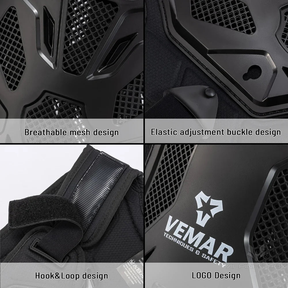 All Season Motocross Armor Vest Motorcycle Body Protection DH Dirt Bike MTB MX Chest Back Protector Moto Equipment for Men Women - EXPROTAS