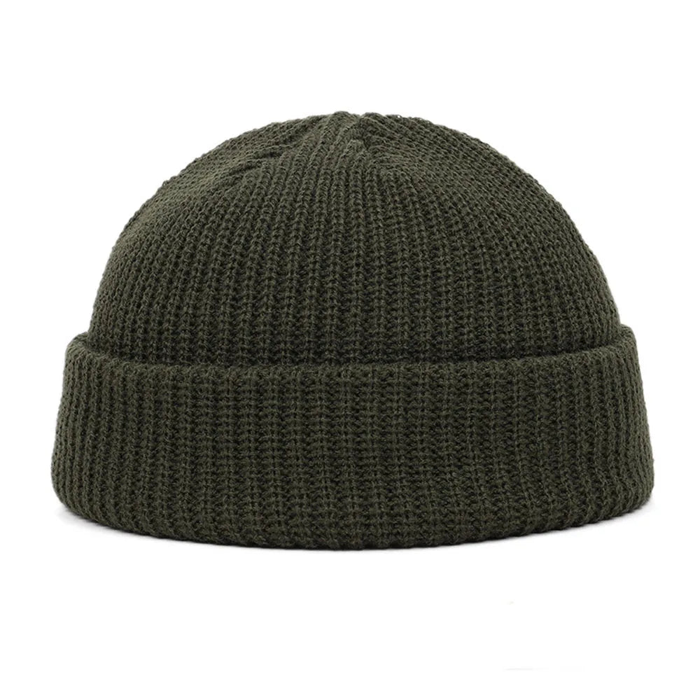 Winter Warm Beanies Wool Knitted Hat Casual Unisex Adult Men Female