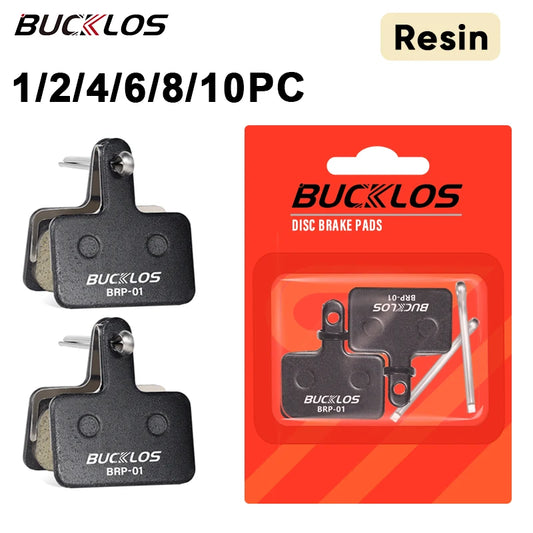 BUCKLOS Resin Disc Brake Pads for Shimano B01S B03S B05S MTB Hydraulic Bike