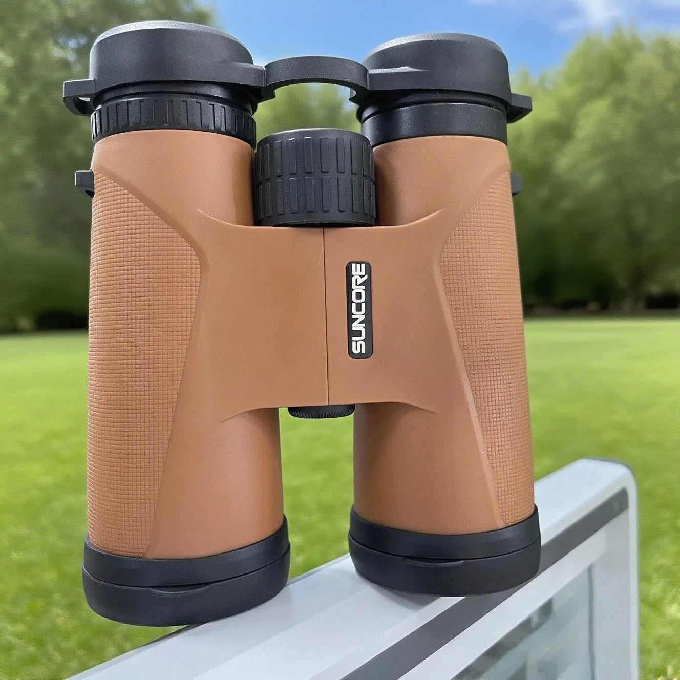 10x42 Hunting Binoculars SUNCORE FMC Lens Rubber Armour Bird Watching