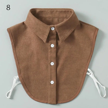 Lace Fake Collar Detachable Women Blouse Lapel Shirt Clothes Accessories