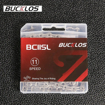 MTB Road Bike Chain BUCKLOS 8-12 Speed 116/126 Links Bicycle