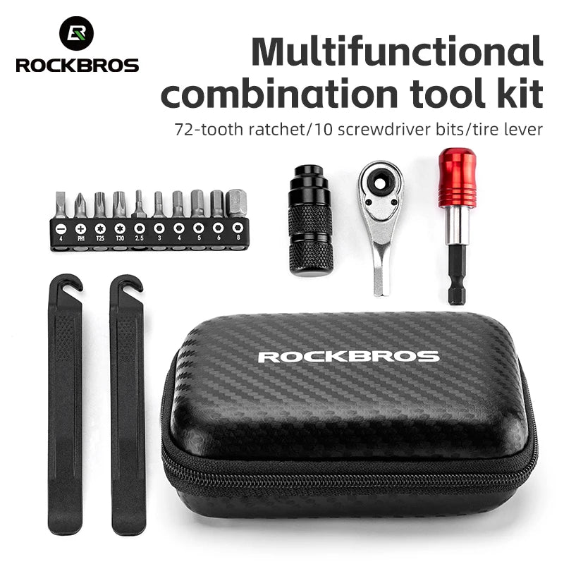 Rockbros Bike Repair Wrench 72 Tooth Portable Multifunction Bicycle Tool