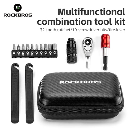 Rockbros Bike Repair Wrench 72 Tooth Portable Multifunction Bicycle Tool