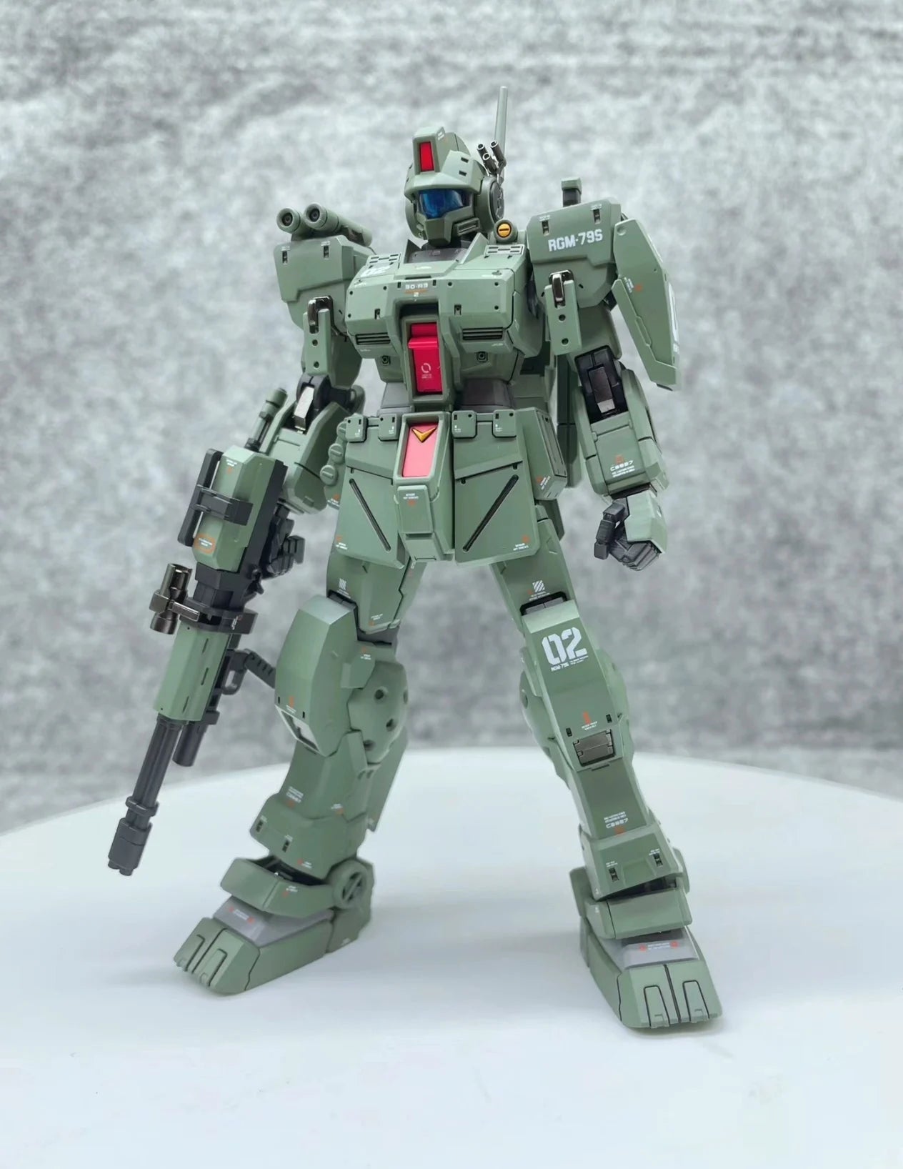 Xfs Hg 1/144 RGM-79S GM Spartan Action Figure Model Collectible Toy