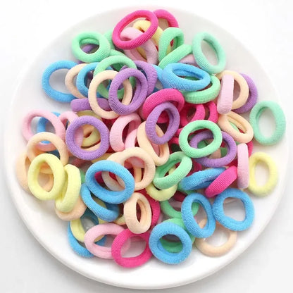 Rubber Bands Hair Ties Elastic Ponytail Hold Accessories for Girls Women