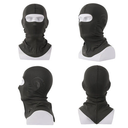 4Pcs Full Face Mask Balaclava Cycling Ski Motorcycle Warm Black Men