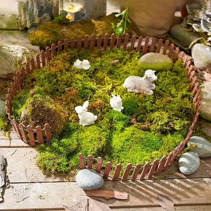 90cm Wooden Fence Model for Garden Diorama Railway Scenery Accessories