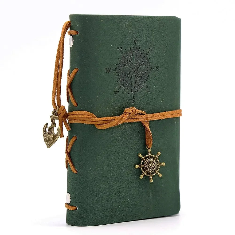 Journal Binder Cover 14x10cm Leather Korean Style Notebook for Diaries