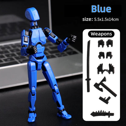 Movable Shapeshift Robot 3D Printed Mannequin Dummy 13 Action Figures