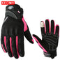 Suomy Summer Full Finger Motorcycle Gloves Breathable Touch Screen Wear-Resistant