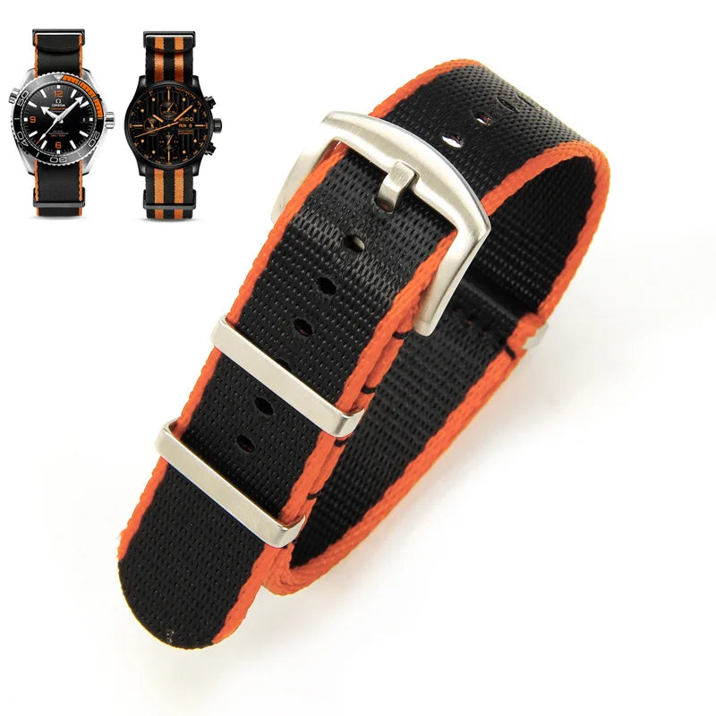 Nato Nylon Strap 20mm 22mm Military Watch Band Army Diver Wristwatch