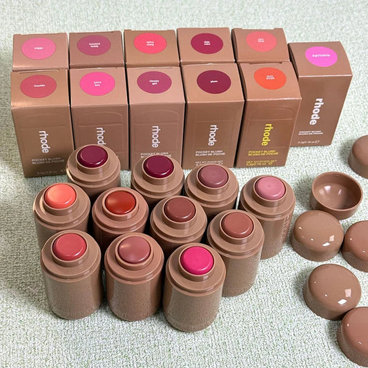 Rhode Gloss Phone Case Blusher Stick Lip Duo for iPhone 15 16 17
