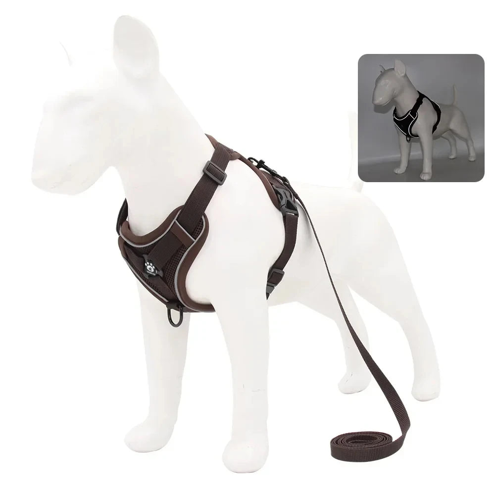 Dog Vest Strap Harness Reflective Adjustable Padded for Puppy and Cats