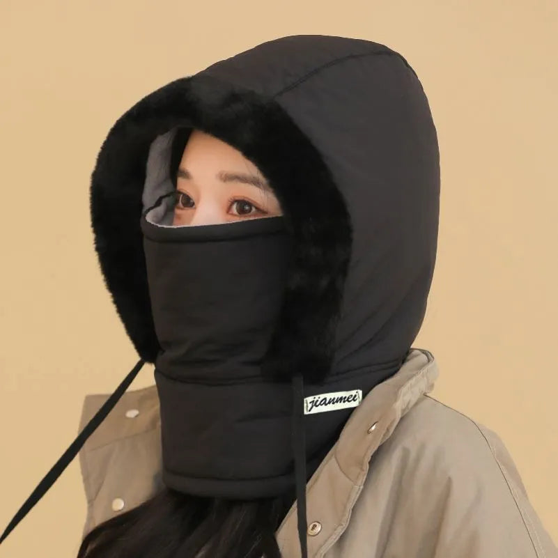 Winter Hat Waterproof Windproof Warm Down Cap for Men Women Outdoor Skiing