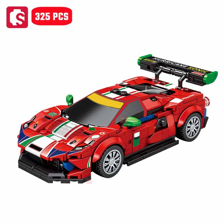 SEMBO BLOCK BK8 Sports Car Building Blocks City Supercar Racing Vehicle Model Toy Gift