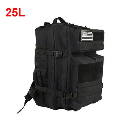 25L 45L Camping Hiking Backpack Tactical Bag Molle Patches Travel 900D Men Women Men Outdoor Ruckdack Shoulder Travel Gym Pack-EXPROTAS