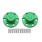 1/10 RC Crawler Metal Wheel Center Dust Caps 6-Hole for 1.9" & 2.2" Wheels - EXPROTAS