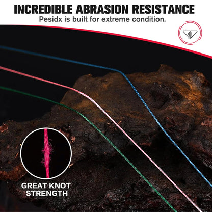 Fishing Line 1000M Fluorocarbon Coated Spool for Carp Bass Pike Perch