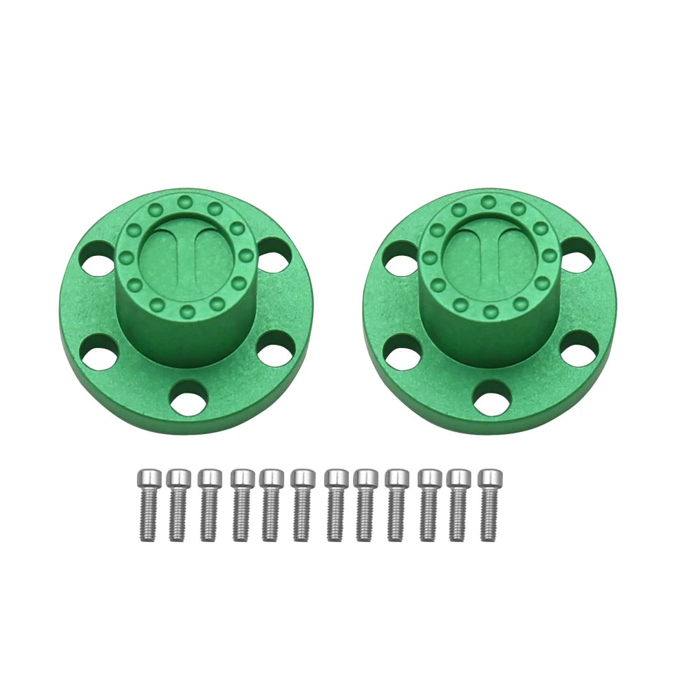 1/10 RC Crawler Metal Wheel Center Dust Caps 6-Hole for 1.9" & 2.2" Wheels - EXPROTAS