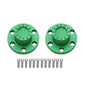 1/10 RC Crawler Metal Wheel Center Dust Caps 6-Hole for 1.9" & 2.2" Wheels - EXPROTAS