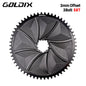 Narrow Wide Chainring 3-Bolt 3mm Offset for Goldix MTB Road Crankset
