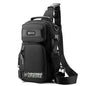 Men's Chest Bag Waterproof Crossbody Sling Backpack Travel Outdoor USB