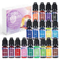 Soy Wax Candle Dye Liquid Pigments 24 Colours for Candle Making Supplies