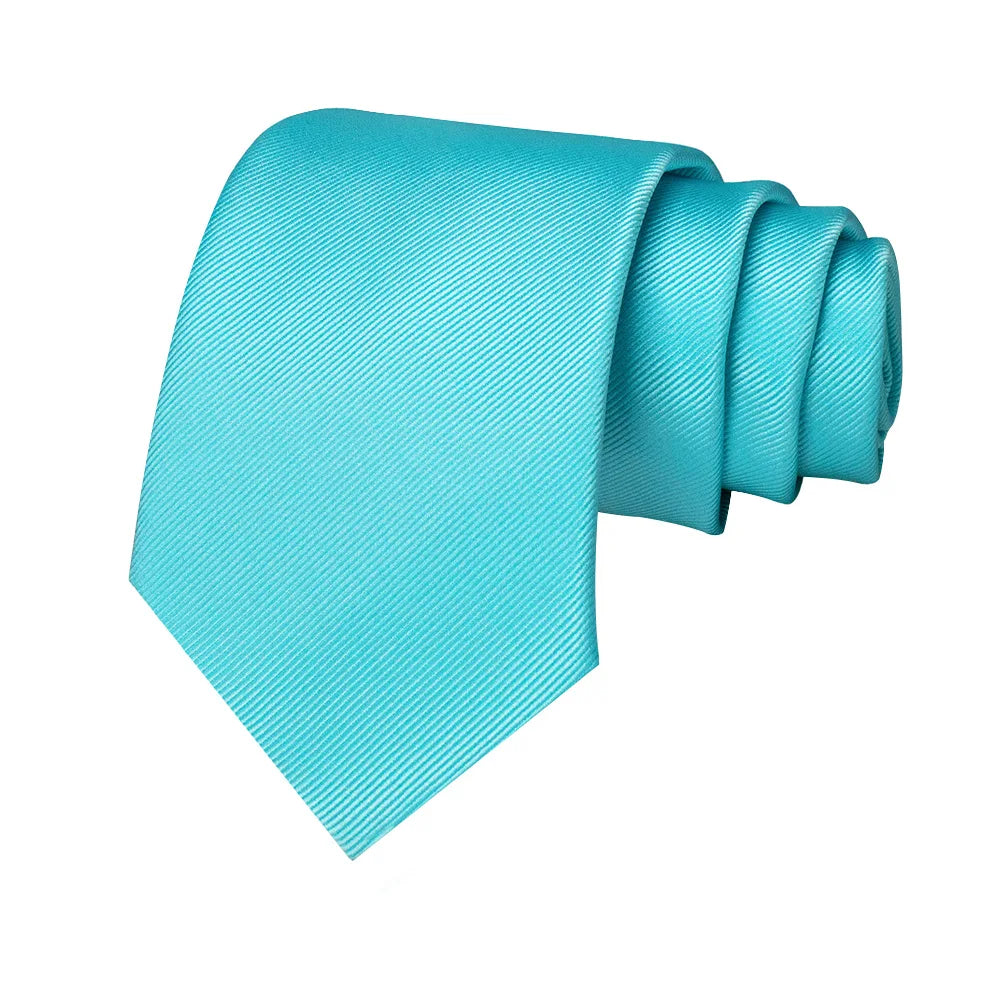 Suits Necktie Clip 8cm Mens Slim Solid Classic Wedding Party Ties