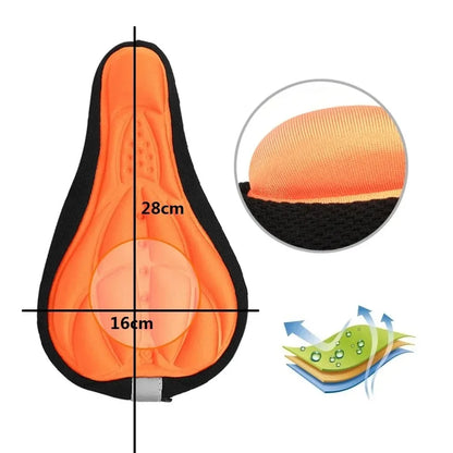 2025 Cycling Seat Cover Soft MTB Bicycle Saddle Cushion Thickene Sponge Pad